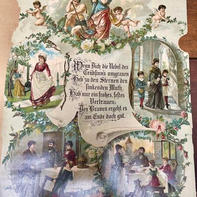Lot of 2 vintage lithographs