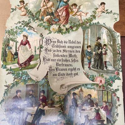 Lot of 2 vintage lithographs