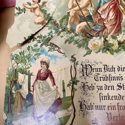 Lot of 2 vintage lithographs