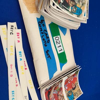 1970 Kellogg's Vintage 3D NFL Football Cards - Complete Set of 60 - OJ Griese Unitas Shell Olsen Butkus +++