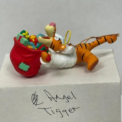 Vintage Disney Angel Tigger Christmas ornament
