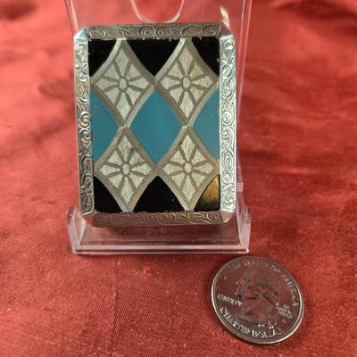 Small Art Deco Compact by EBM Co., USA