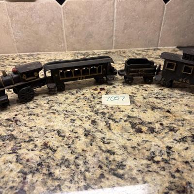 Cast iron train cars