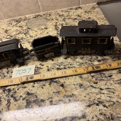 Cast iron train cars