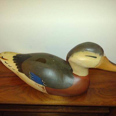 Vintage French Broad River Decoy Company Duck Decoy (1993)- Signed by Artist