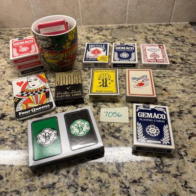 Cards and Las Vegas mug