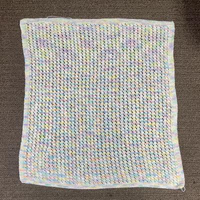 Multi-colored Crocheted Baby Blanket