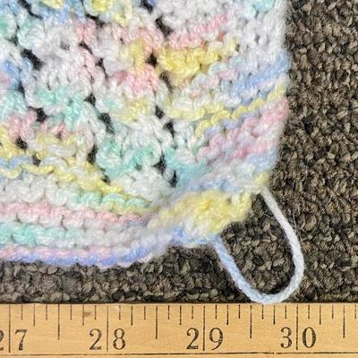 Multi-colored Crocheted Baby Blanket