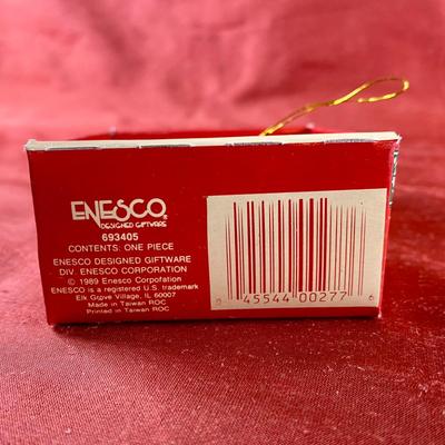 Miniature Enesco Pewter Santa