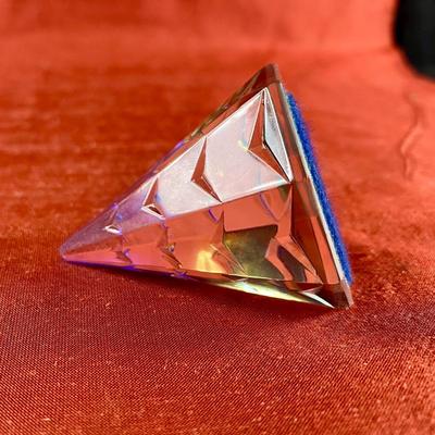 Dichroic Glass Pyramid