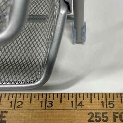 Wire Mesh Desktop File Organizer