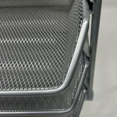 Wire Mesh Desktop File Organizer