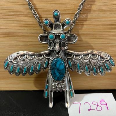 Kachina dancer necklace