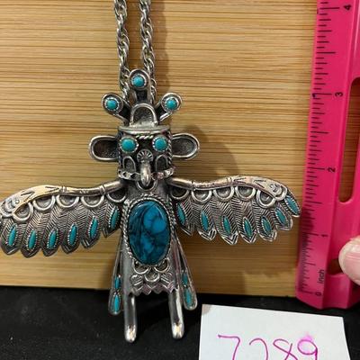 Kachina dancer necklace