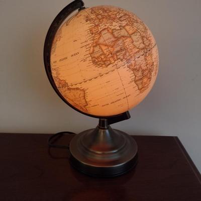 Illuminated World Globe