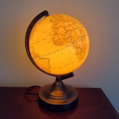 Illuminated World Globe