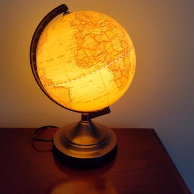 Illuminated World Globe