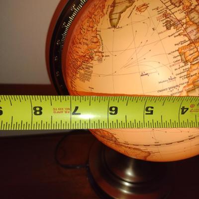 Illuminated World Globe