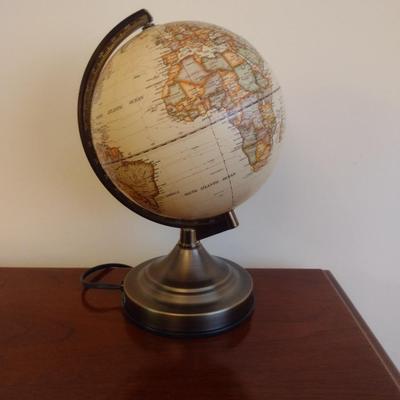 Illuminated World Globe