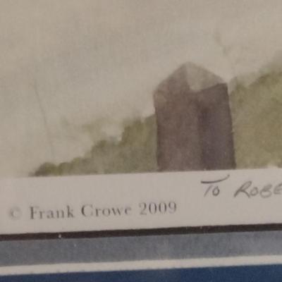 Amtrak "Silver Meteor"- Folkston Georgia by Frank Crowe (2009)- Measures Approx 20 3/4" x 17"