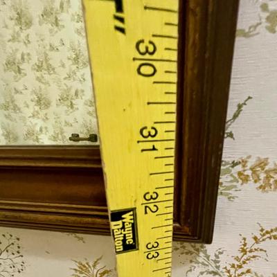 Wood Framed Hanging Mirror