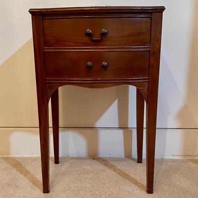 Vintage Wood End Table