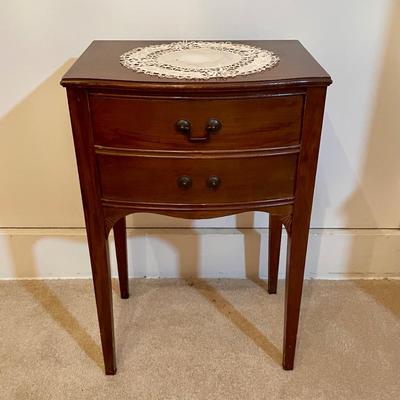Vintage Wood End Table