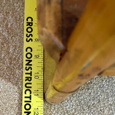 Vintage Bamboo and Wood End Table
