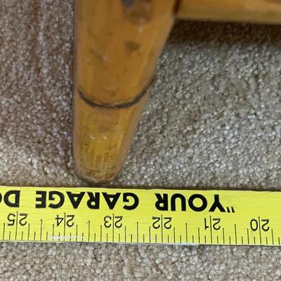 Vintage Bamboo and Wood End Table