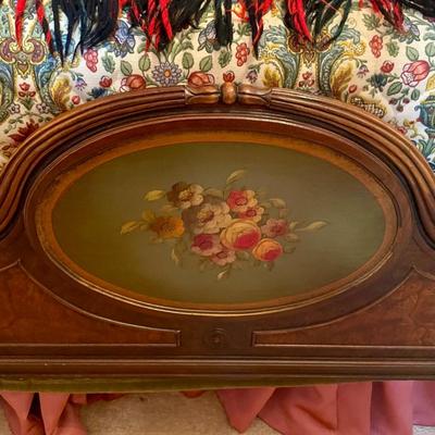 Vintage Wood Bed - Full Size