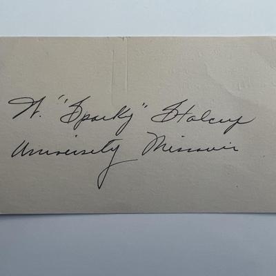Northwest Missouri State University Wilbur Stalcup original signature
