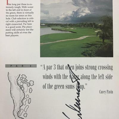 PGA Tour Champion Keith Clearwater signed magazine page 