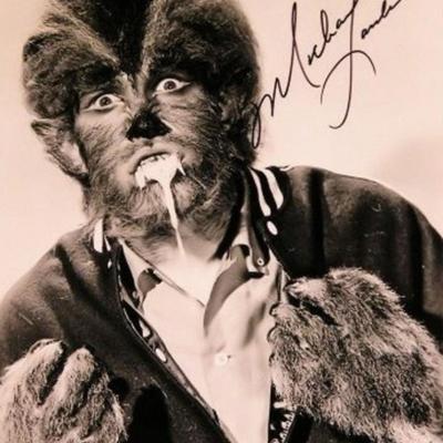 Michael Landon signed portrait photo 