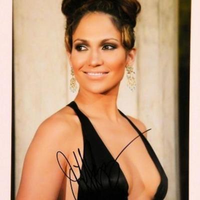 Jennifer Lopez signed photo 