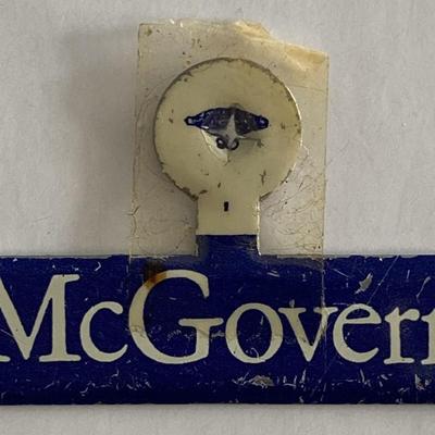 George McGovern lapel tab 