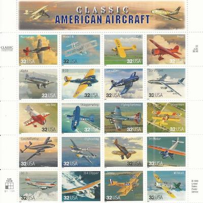 Classic American Aircraft Stamps