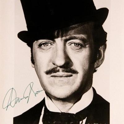 David Niven signed promo photo 