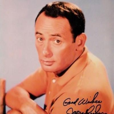Joey Bishop signed portrait photo 