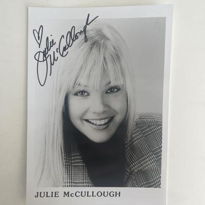 Julie McCullough signed photo