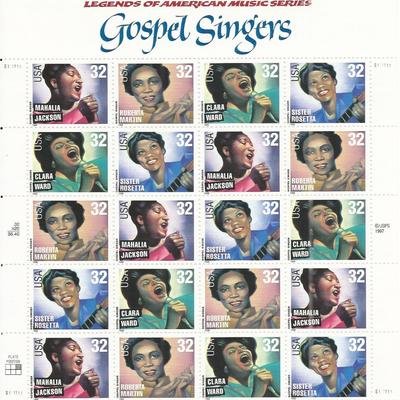 Gospel Singers Stamps
