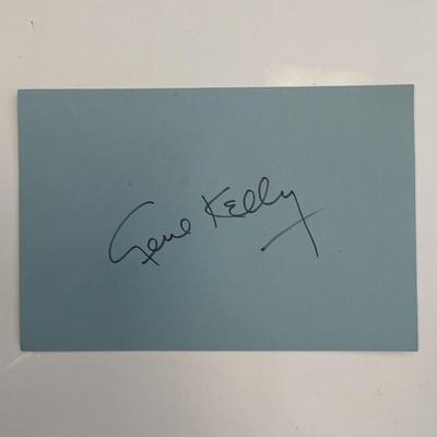 Singin' in the Rain Gene Kelly original signature