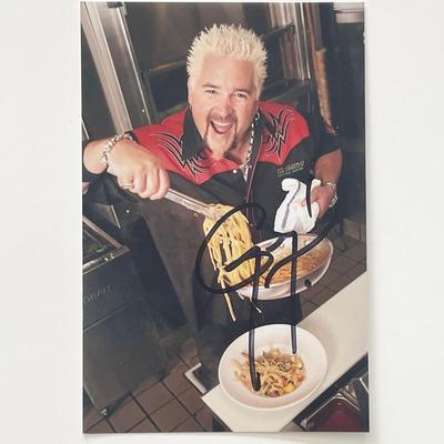 Guy Fieri signed photo