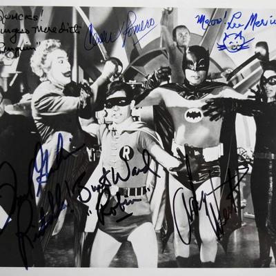 Batman signed movie still photo