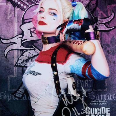 Margot Robbie signed photo