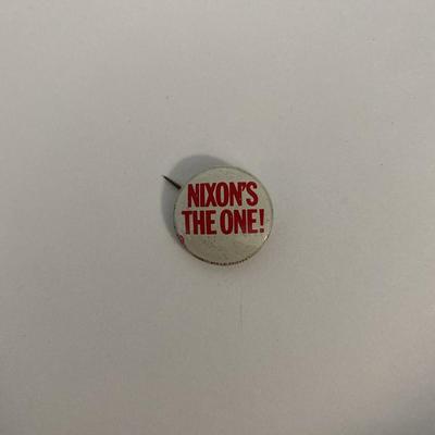 Nixon presidential vintage campaign pin