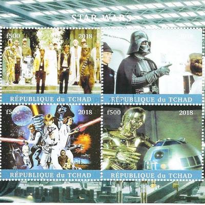 Star Wars Stamp Sheet