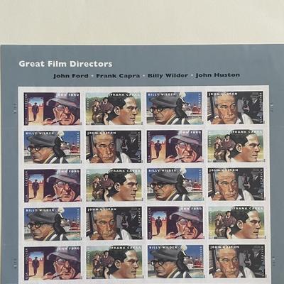 2012 Great Film Directors stamp set of 20