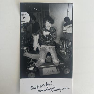 Melanie Mayron signed photo