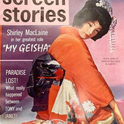 Screen Stories Magazine - Shirley MacLaine in My Geisha