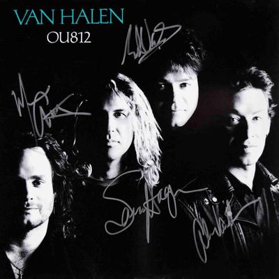 Van Halen signed OU812 album
